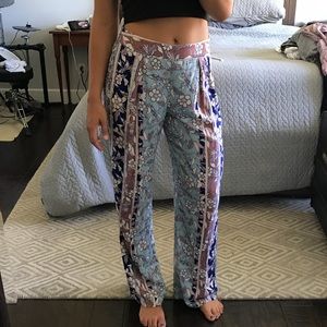 Hippie floral pants